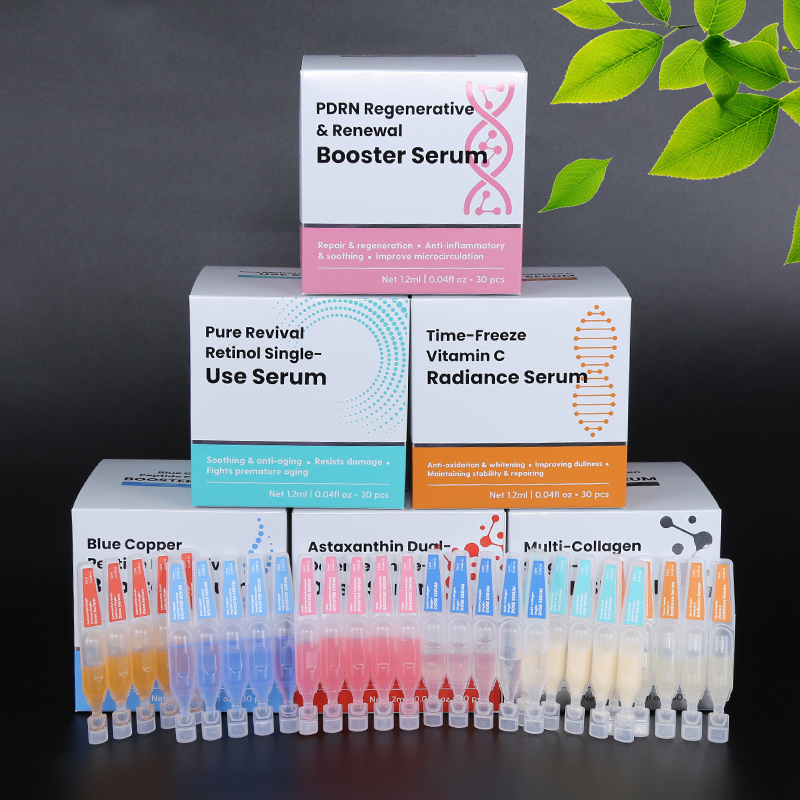 Single Dose Pdrn Polypeptide Salmon Dna Serum Curcuma Longa Turmeric Root Soothing Repair Serum for Face - 10